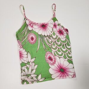 Erik Spencer Ladies floral size small Tank Top
